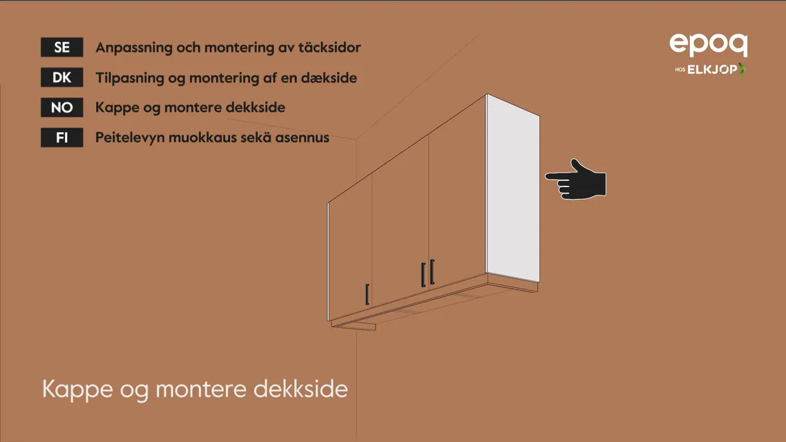 Epoq 12. Kappe og montere dekkside